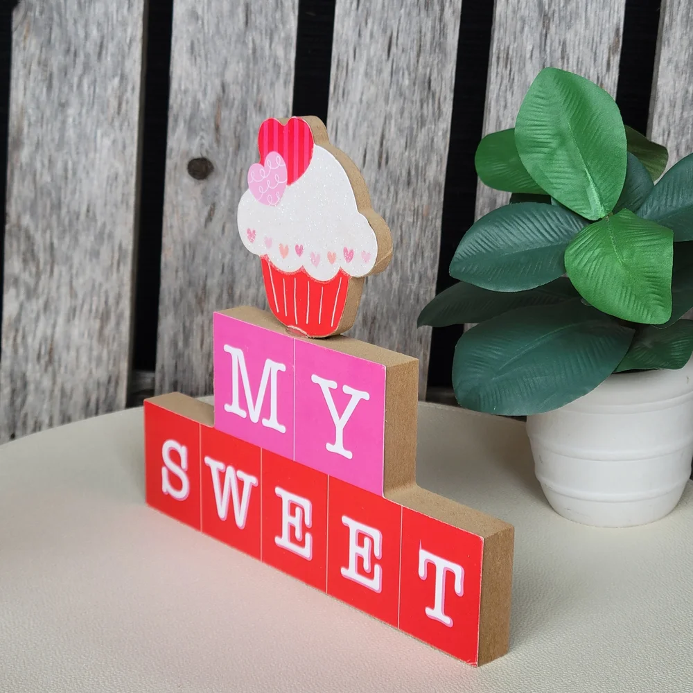 Sweet Cupcake Party Wood Decor